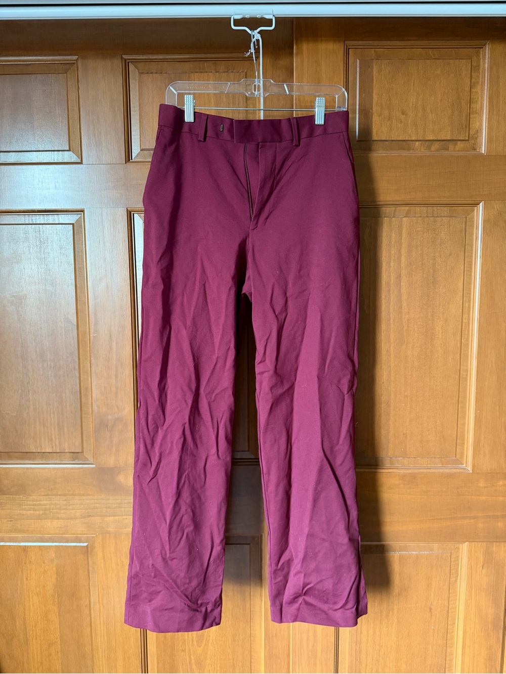 Men's Burgundy Dress Pants